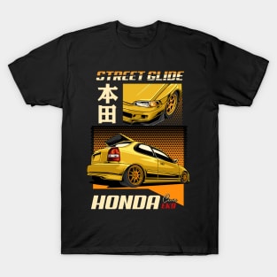 Civic EK9 Street Glide T-Shirt